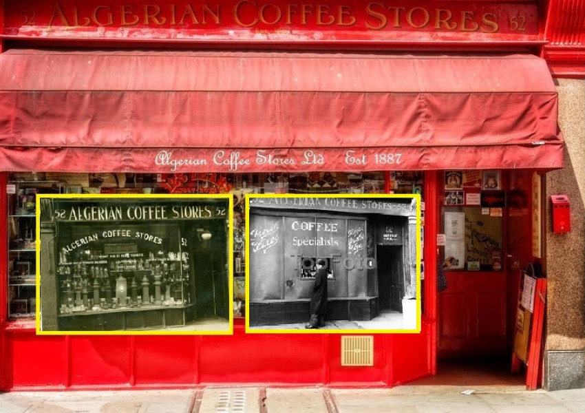 Алжирското кафене - най -старото кафене в Сохо, Лондон  