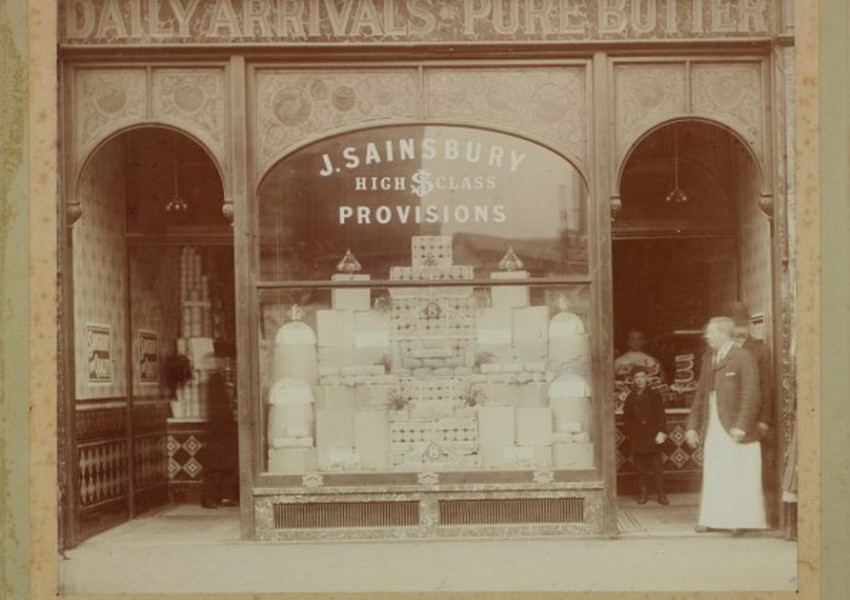 Веригата супермаркети Sainsbury's са започнали скромно от един квартален магазин през 1869 г. (СНИМКИ)