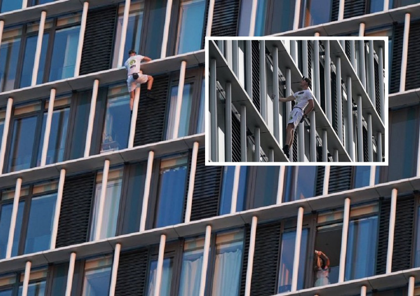 Млад мъж изкачи 36-етажна сграда в Стратфорд