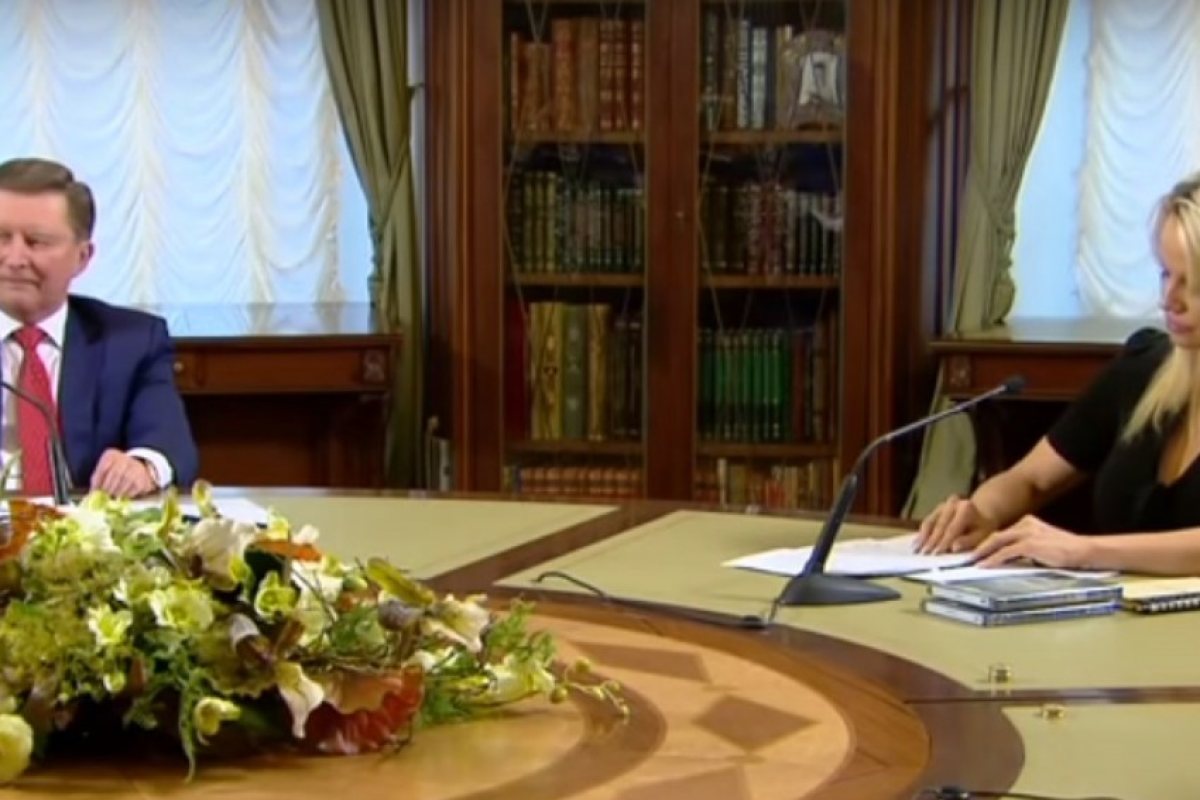 Памела Андерсън влезе в покоите на Путин (ВИДЕО)