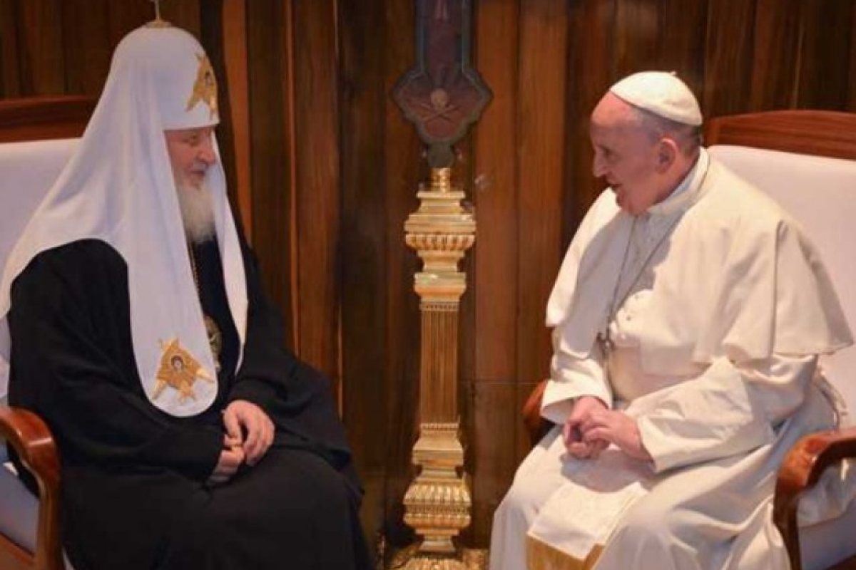 Папа Франциск и патриарх Кирил на историческа среща в Куба