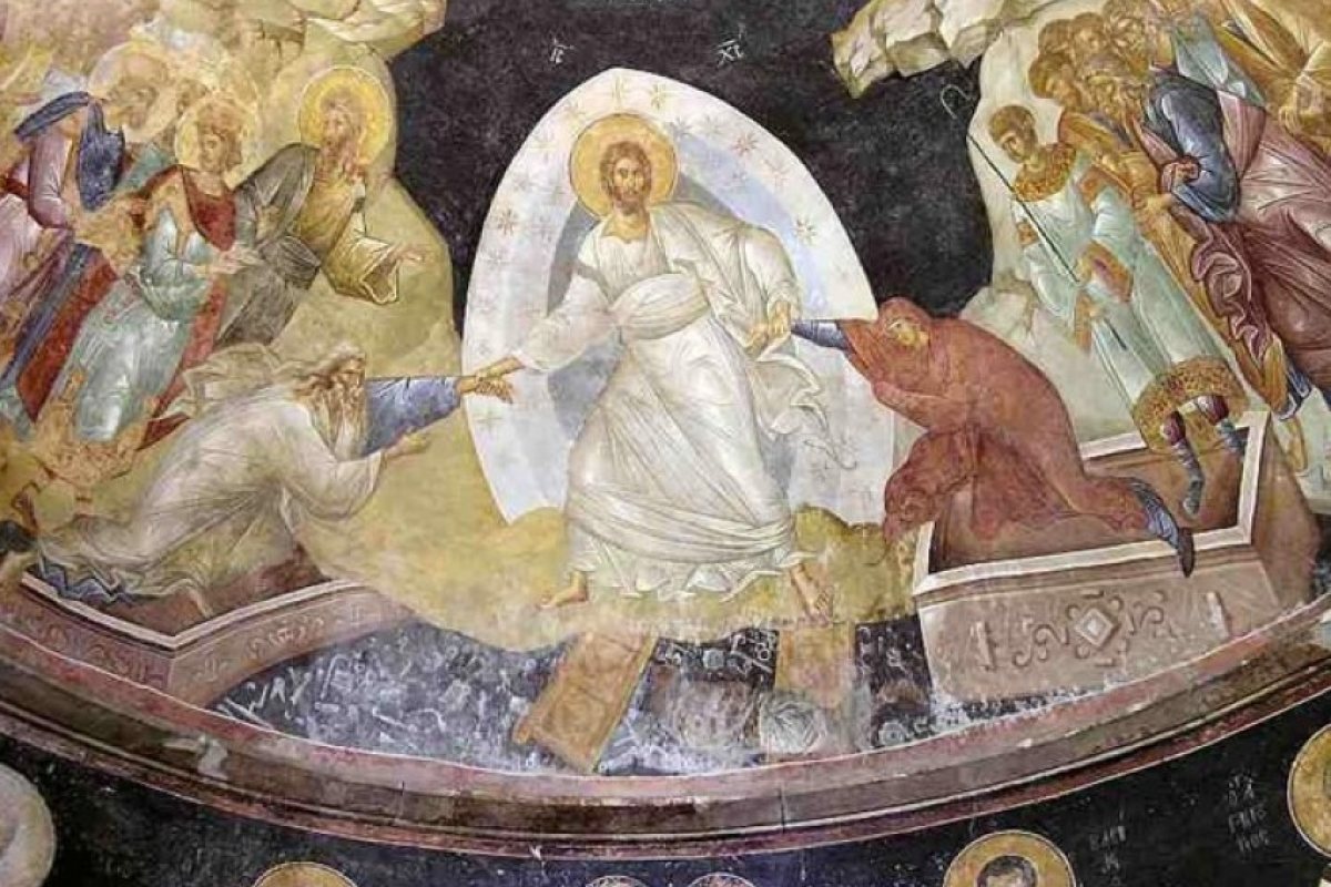 На Велика събота Христос слиза в ада