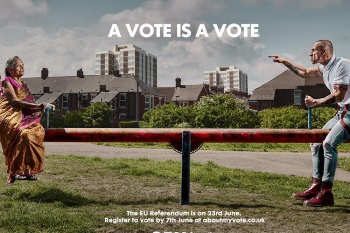 Всеки глас е важен! Провокативен плакат доказва това!