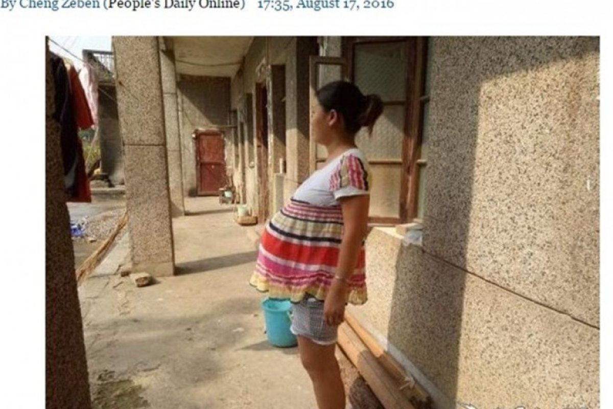 Млада китайка роди на 17-тия месец