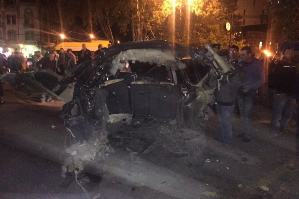 Взвивиха кола на грузински политик