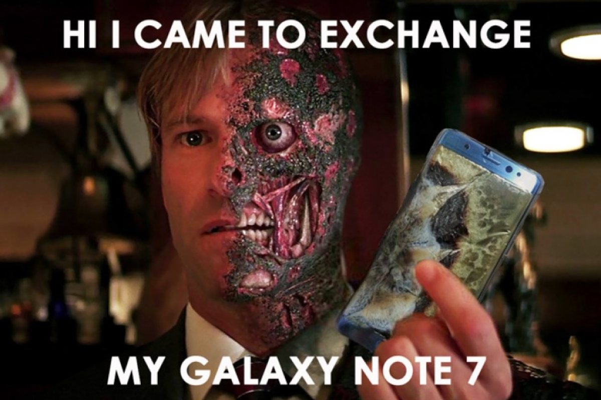 Най-забавните реакции за експлодиращия Samsung Galaxy Note 7 (СНИМКИ)