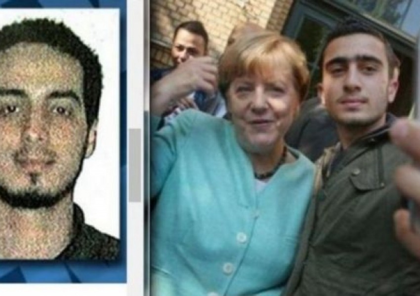 Меркел си направила селфи с един от издирваните терористи, участвал в брюкселските атентати?