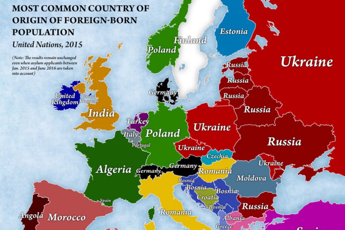 От къде са най-многото емигранти на Острова (КАРТА)