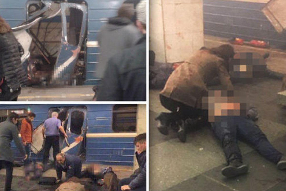 Взрив в метрото в Санкт Петербург! (СНИМКИ)