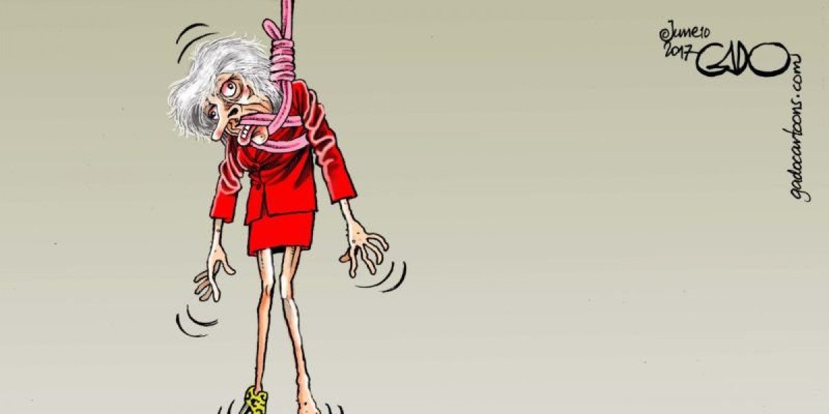 Карикатуристи се подиграват на Мей