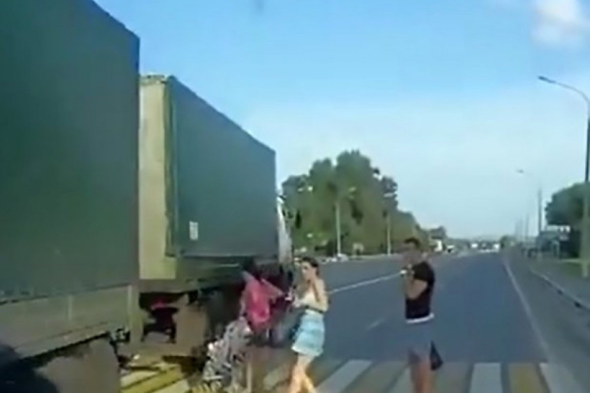 Ужасно! Тираджия едва не премазва бебе и майка му на зебра!