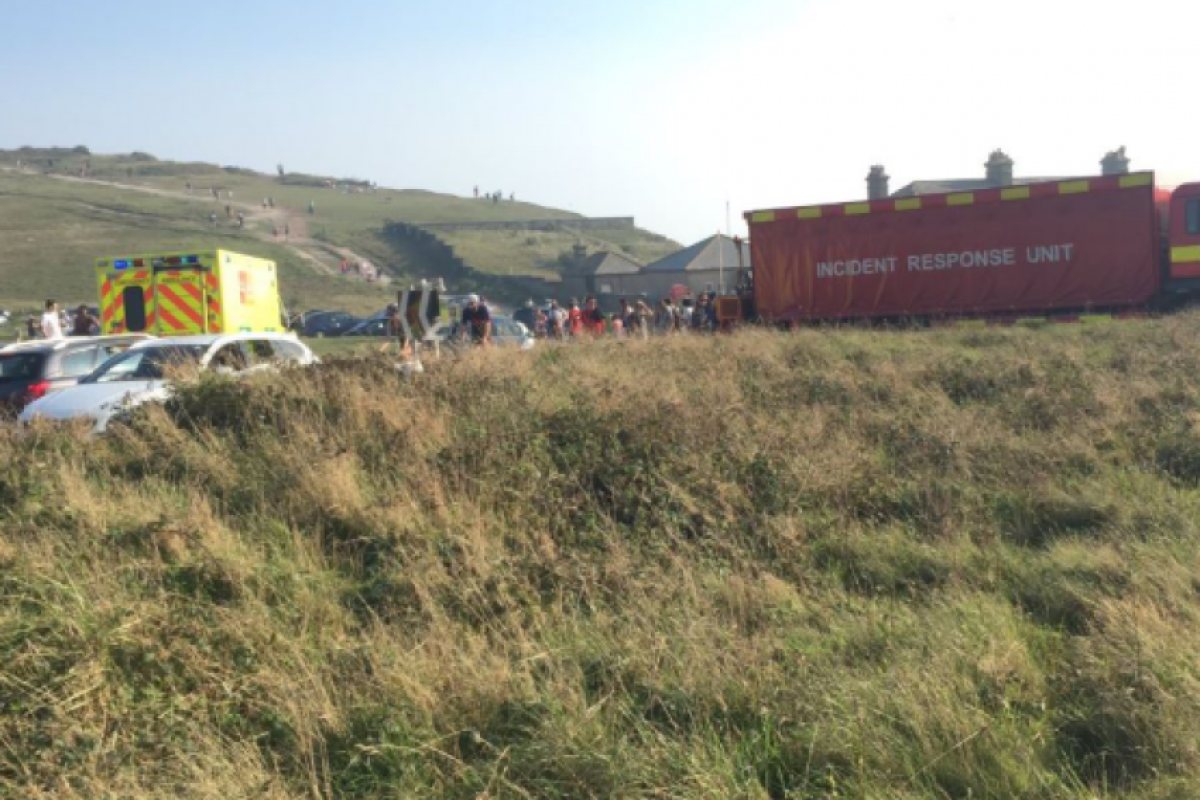 Beachy Head e бил евакуиран заради опасен газ