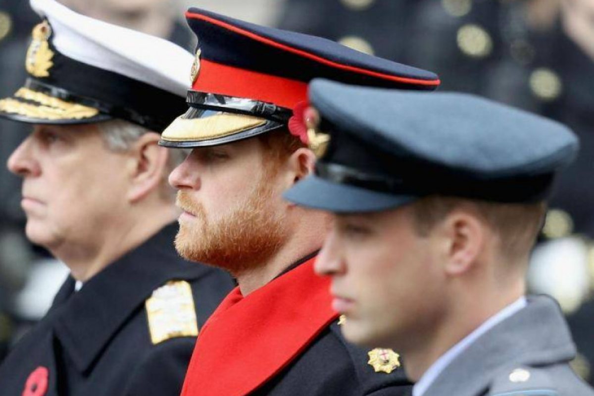 Принц Хари с гаф на Remembrance Sunday
