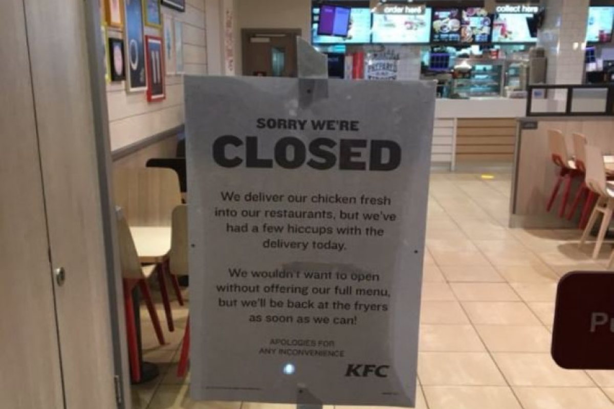 KFC се оттегля от Великобритания?
