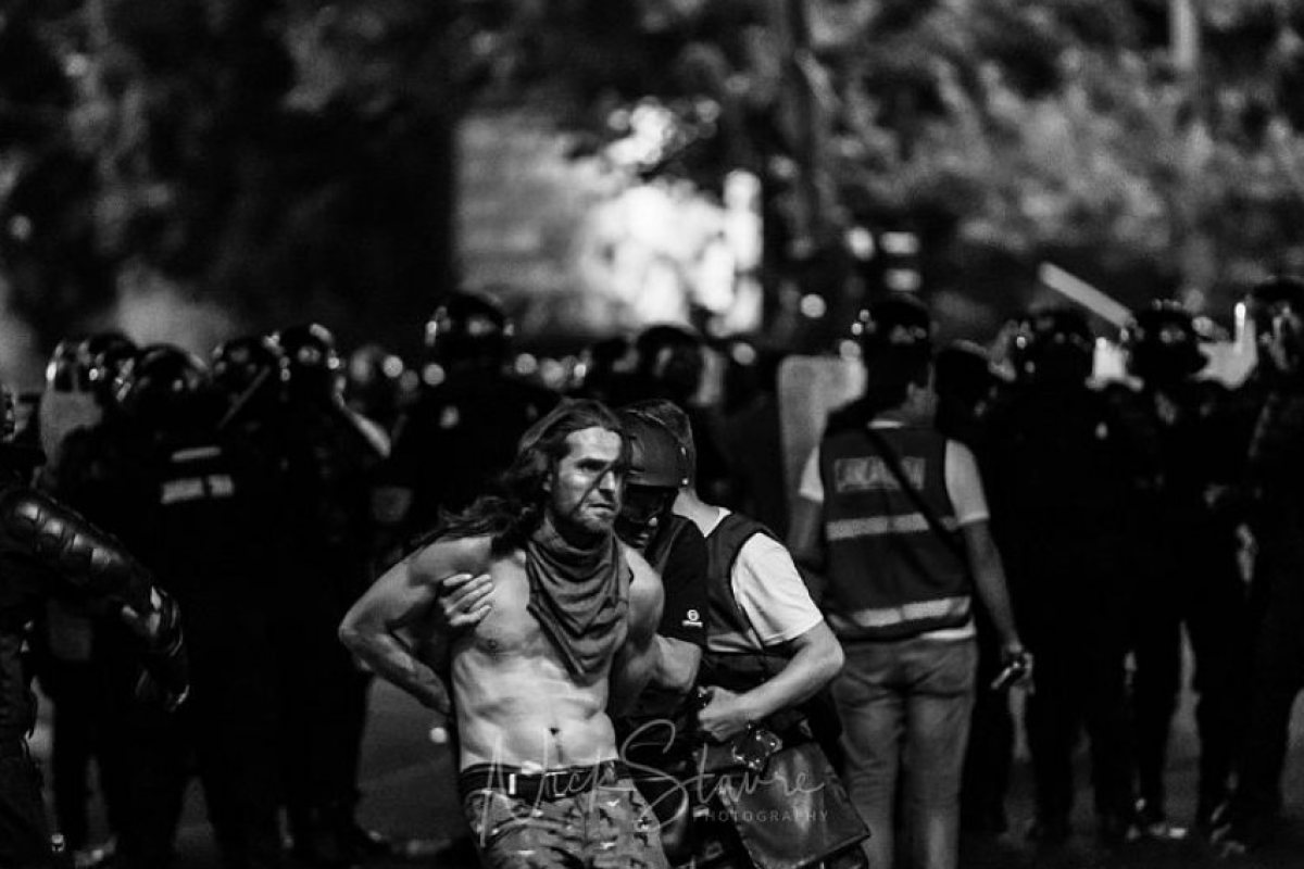 Снимки: Кървавият протест в Румъния
