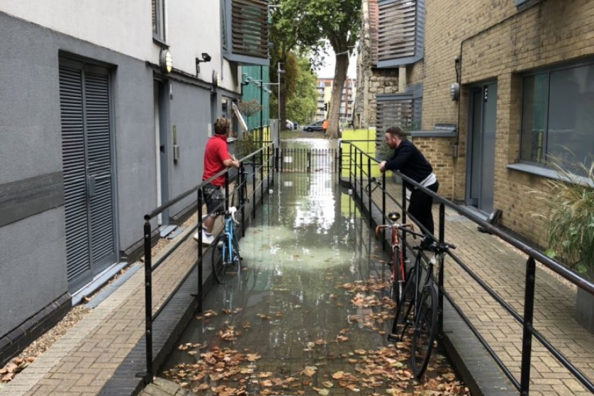 Наводнение в източен Лондон