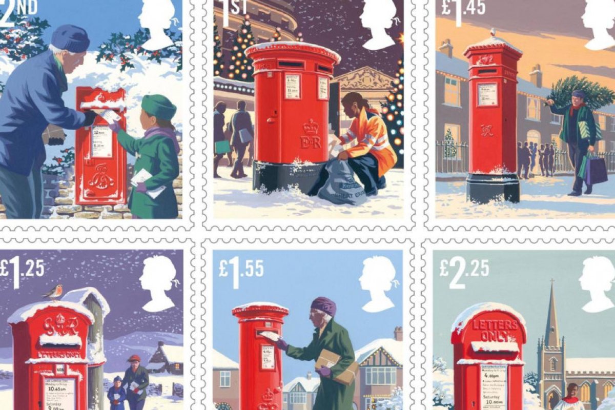 Изпратете картичка на близките си за Коледа с новите празнични марки на Royal Mail (СНИМКИ)