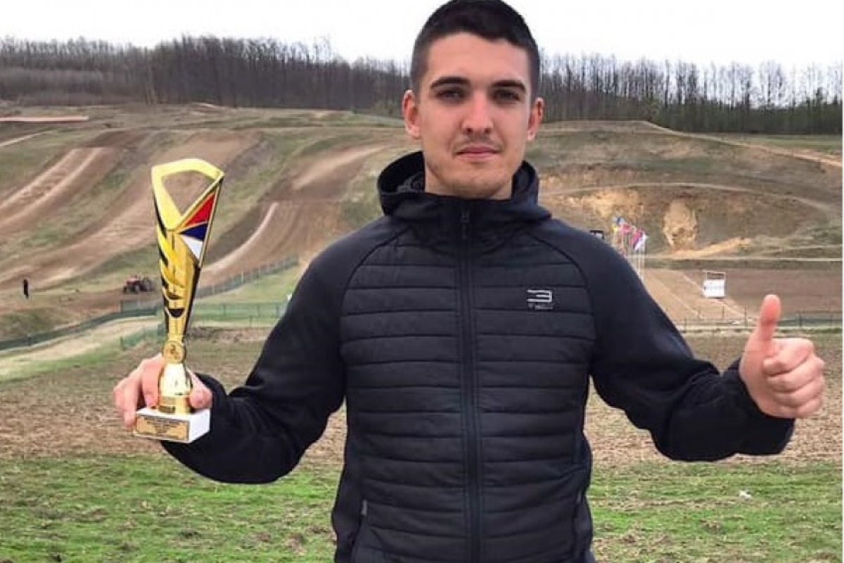 Любомир Васев  номер №1 на шампионата по мотокрос в Сърбия