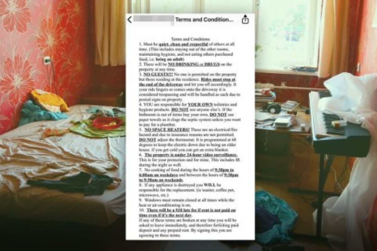 Изискванията на този хазяйн са шокиращи (СНИМКА)