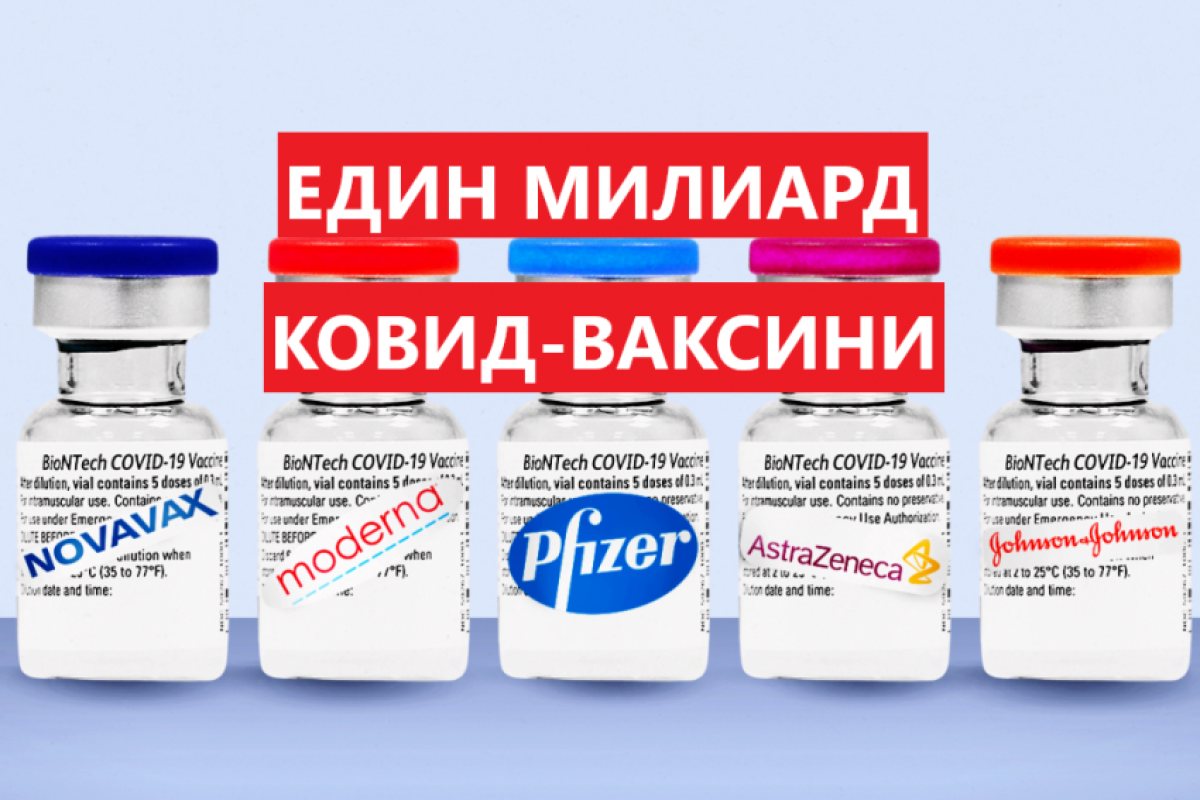 Един милиард ковид-ваксини са поставени до момента. 