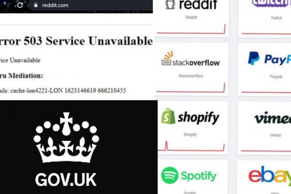 Масов срив на популярни уебсайтове сред които е и GOV UK