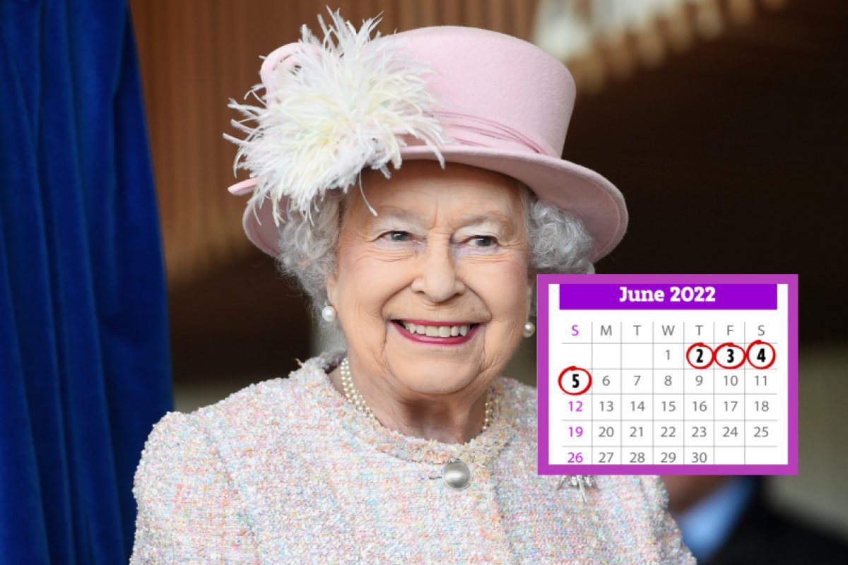 2022: Четири дни празници за 70-годишнината от възкачването на престола на кралица Елизабет II