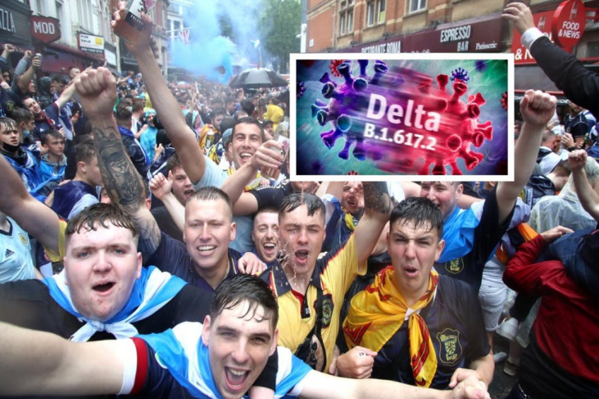 EURO 2020™: Шотландците занесоха вариант „DELTA“ у дома след мача с Англия!