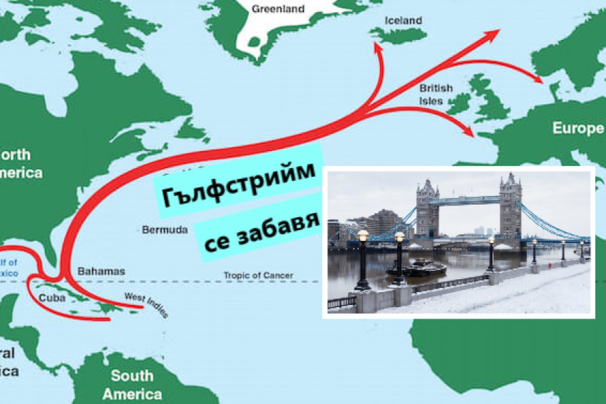 Океанското течение Гълфстрийм се забавя и е пред спиране, за апокалиптичната опасност предупредиха учени!