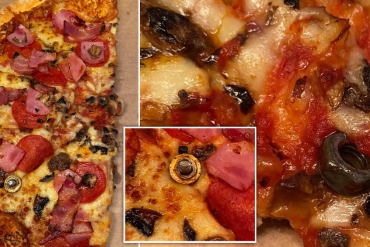 Клиентка на Domino’s Pizza откри гайки и болтове в пица си