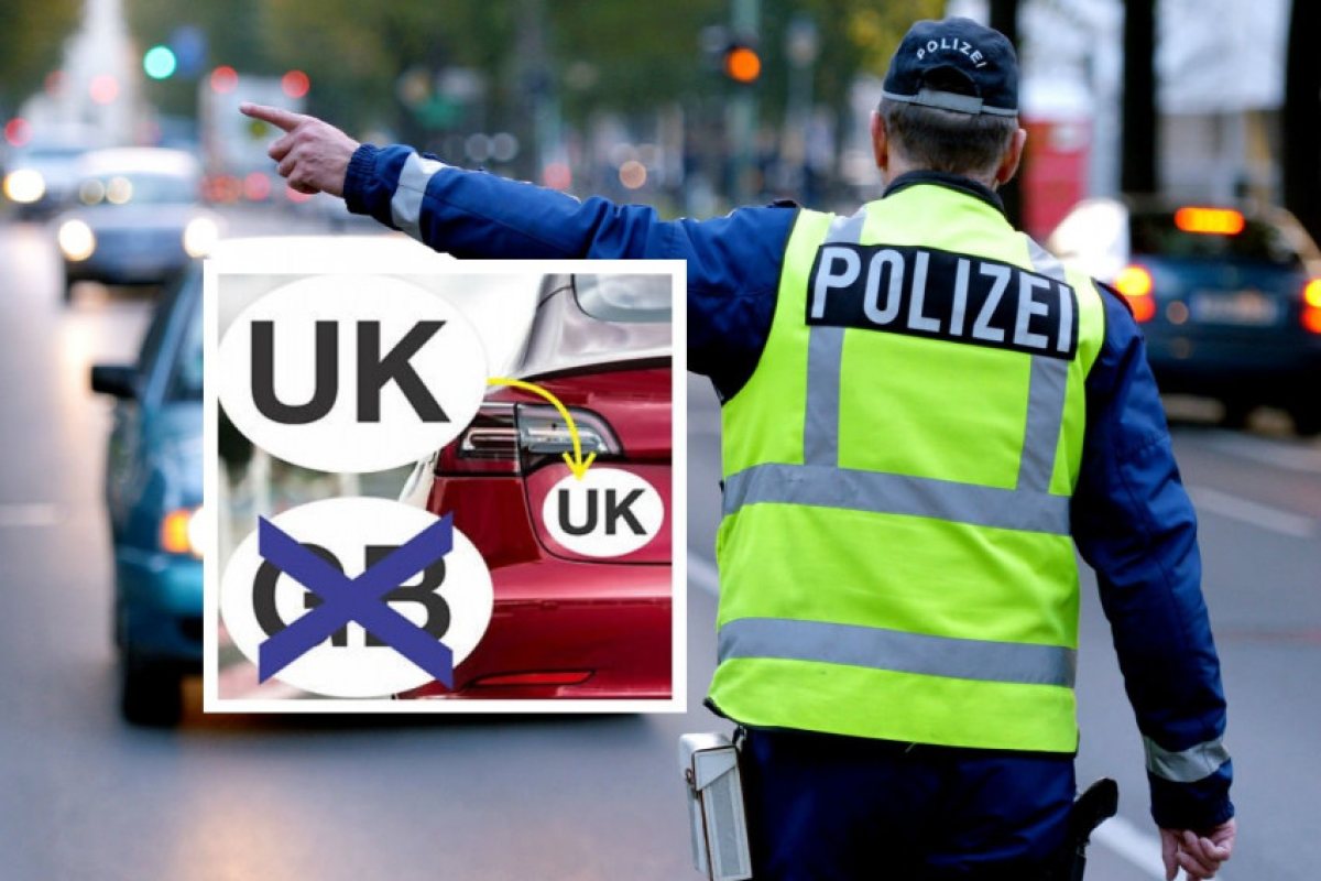 Стикерът или магнитa ''UK'' при шофиране в Европа става задължителен!