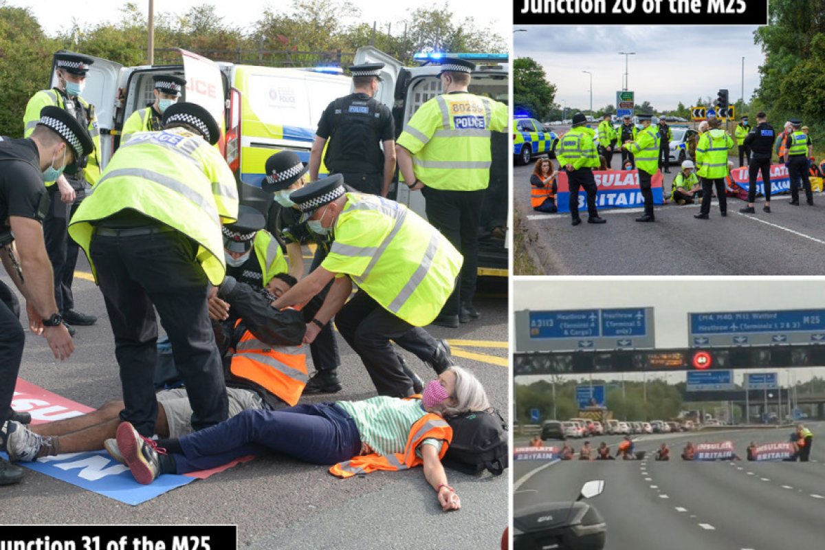 Британски съд: Протестното блокиране на магистрали е незаконно!