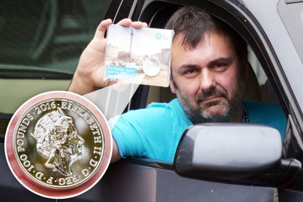 Англичанин беше арестуван при опит да плати на бензиностанция с монета от £100 паунда!