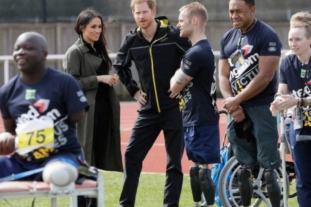 Хари и Меган заедно на спортното събитие Invictus Games