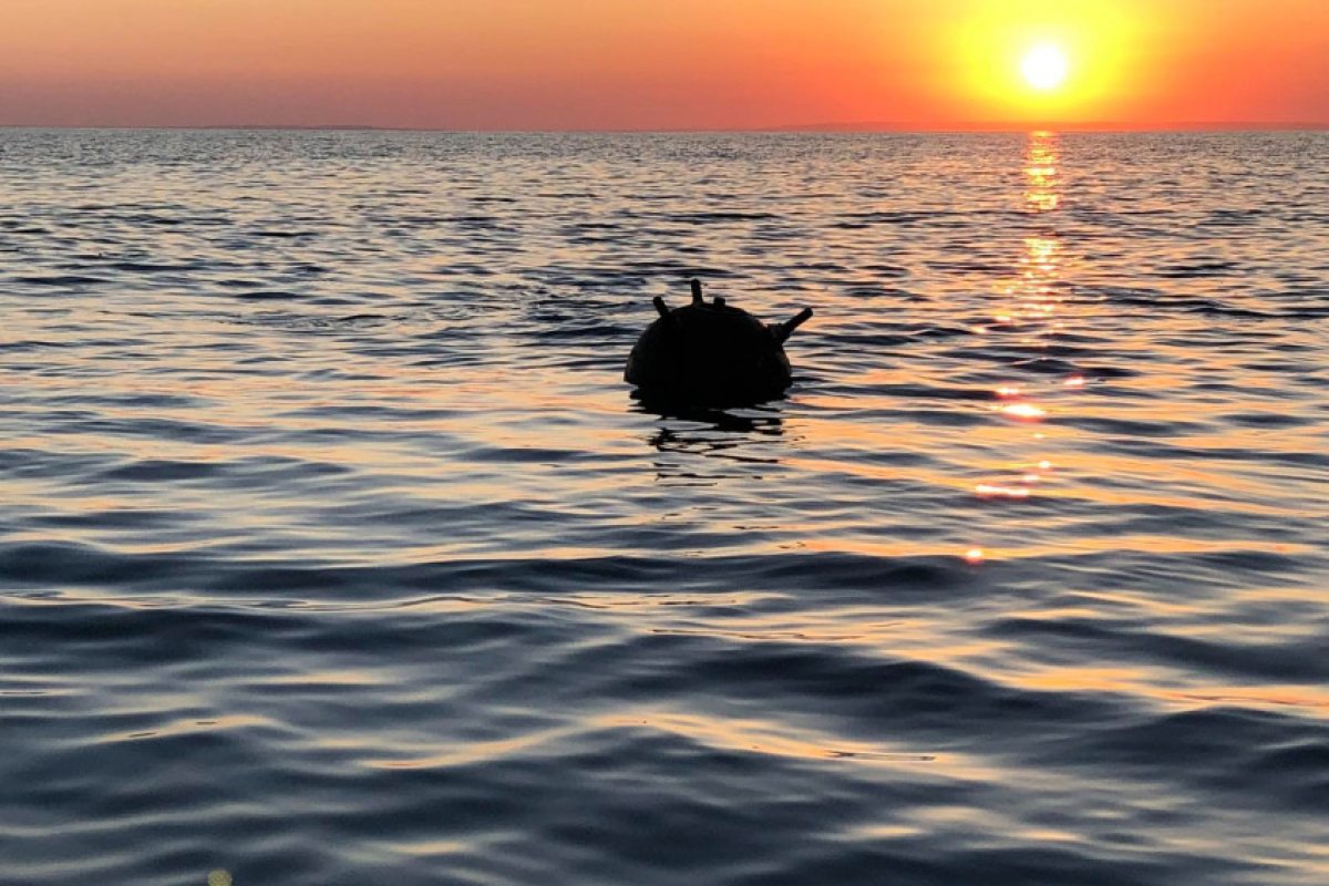 Сигнал за плаваща морска мина в Черно море близо до нашия бряг е получен в Щаба на Военноморските ни сили