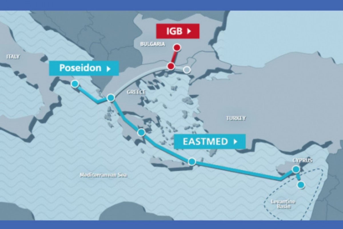 EastMed - Алтернативният газопровод от Израел и Кипър към Гърция и Европа не напредва поради липса на инвестиционен интерес