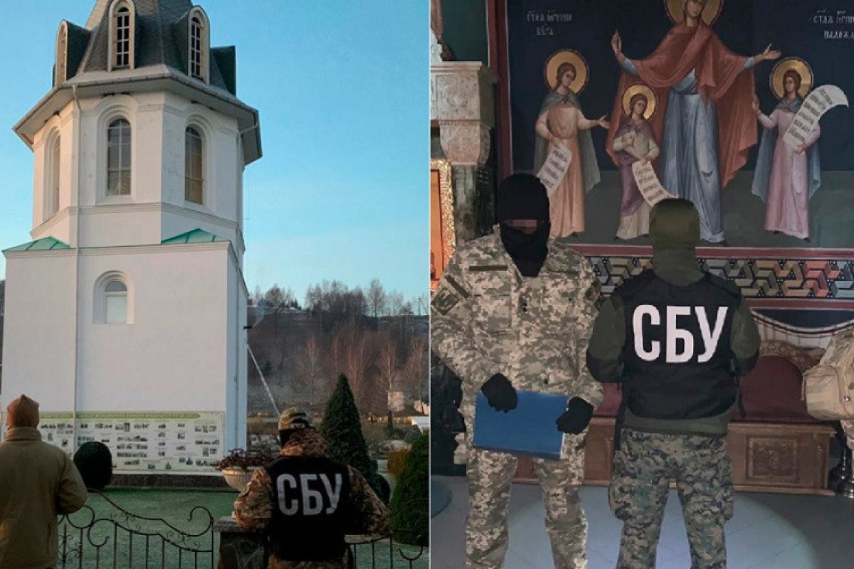 Украинските служби за сигурност продължават претърсванията на православни храмове, този път проверяват девически манастир за връзки с Русия
