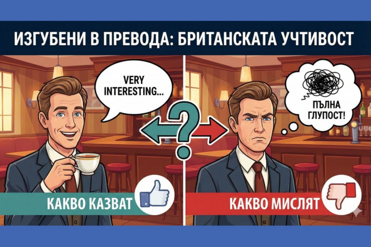 Изгубени в превода или ''Тайният код'' на общуването в Англия
