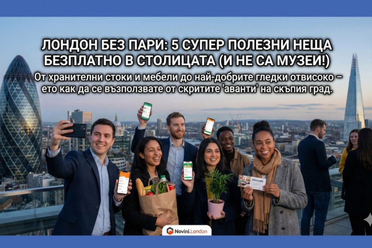 Лондон без пари: Няколко супер полезни неща, които можете да получите напълно безплатно в столицата (и не са музеите!)