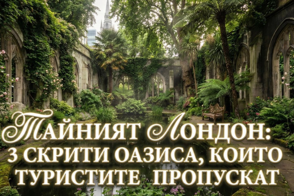 Тайният Лондон: Скритите оазиси в града, които изобщо не приличат на Лондон (и туристите ги пропускат)