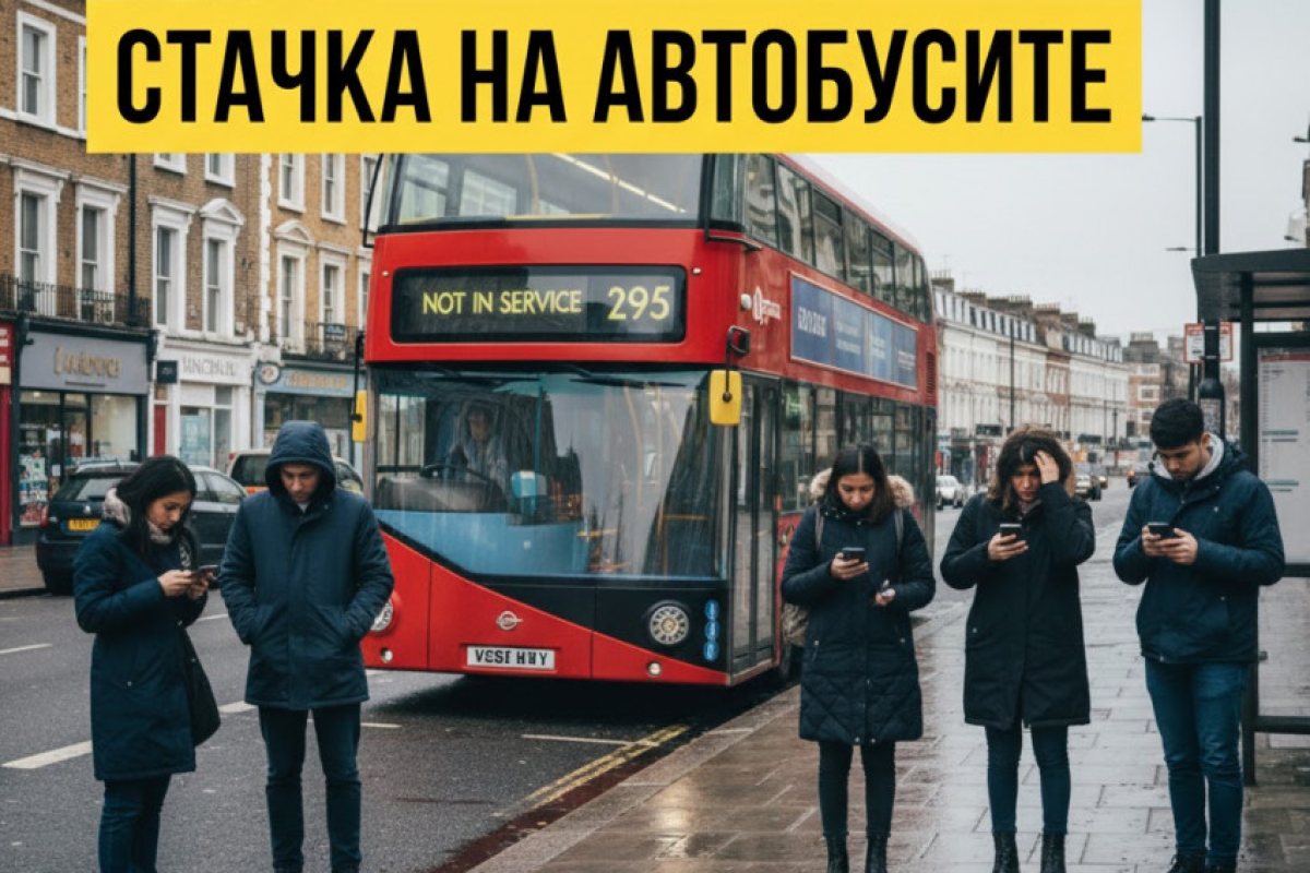 Лондон в капан: Двойна стачка на автобусите блокира Изтока и Запада едновременно! Вижте пълен списък на стачкуващите линиите