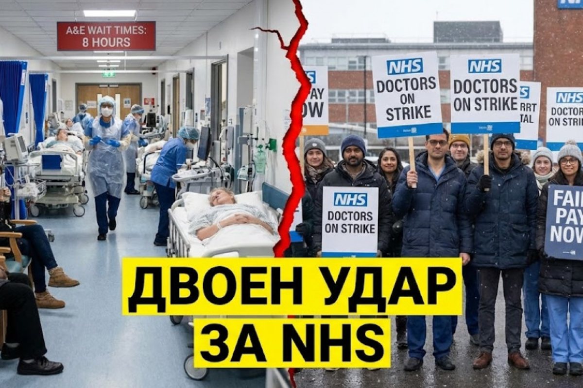 Здравният министър е „изключително разтревожен“ от комбинацията на супер грип и стачките на медиците следващата седмица