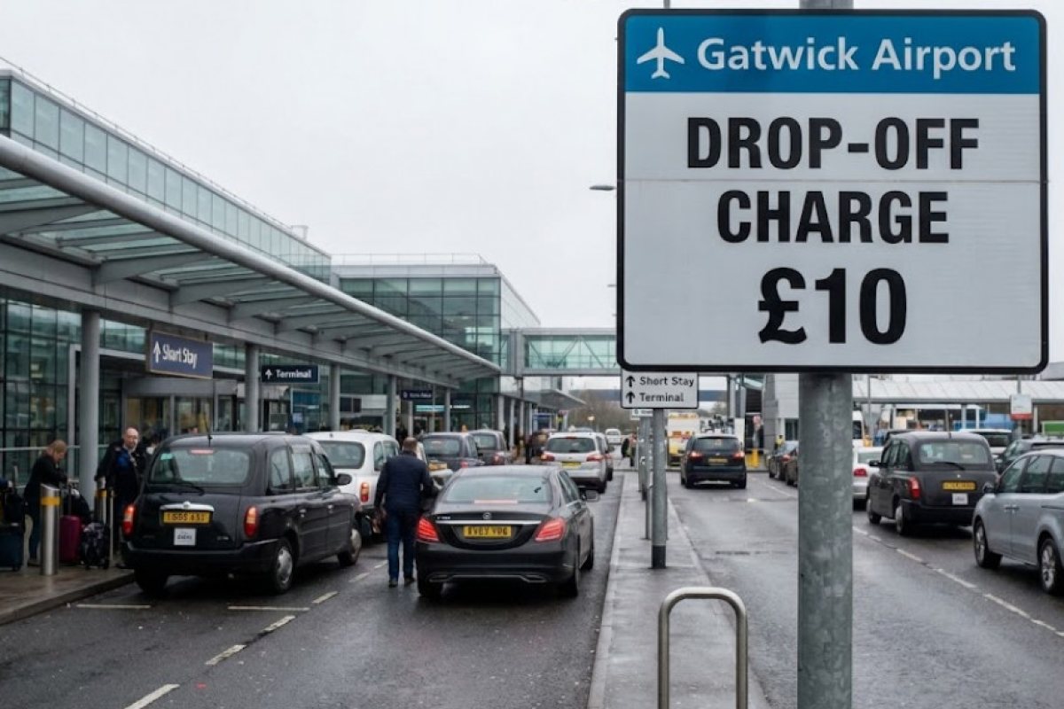 Лондонското летище ''Gatwick'' вдига таксата за спиране пред терминала, наскоро това направи и летище ''Heathrow''
