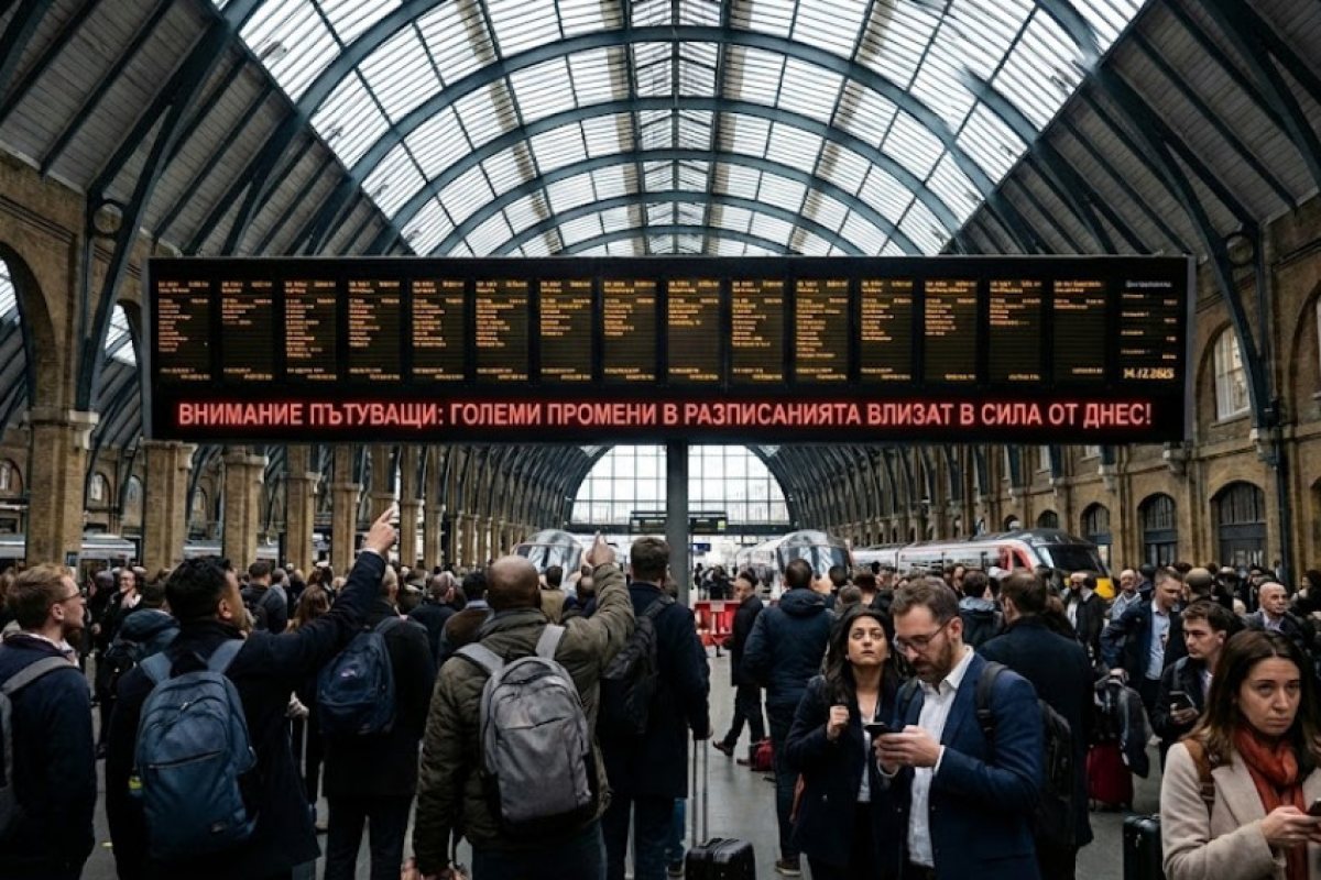 Големи промени в разписанието на влаковете влизат в сила: Обещават повече услуги и по-бързи пътувания