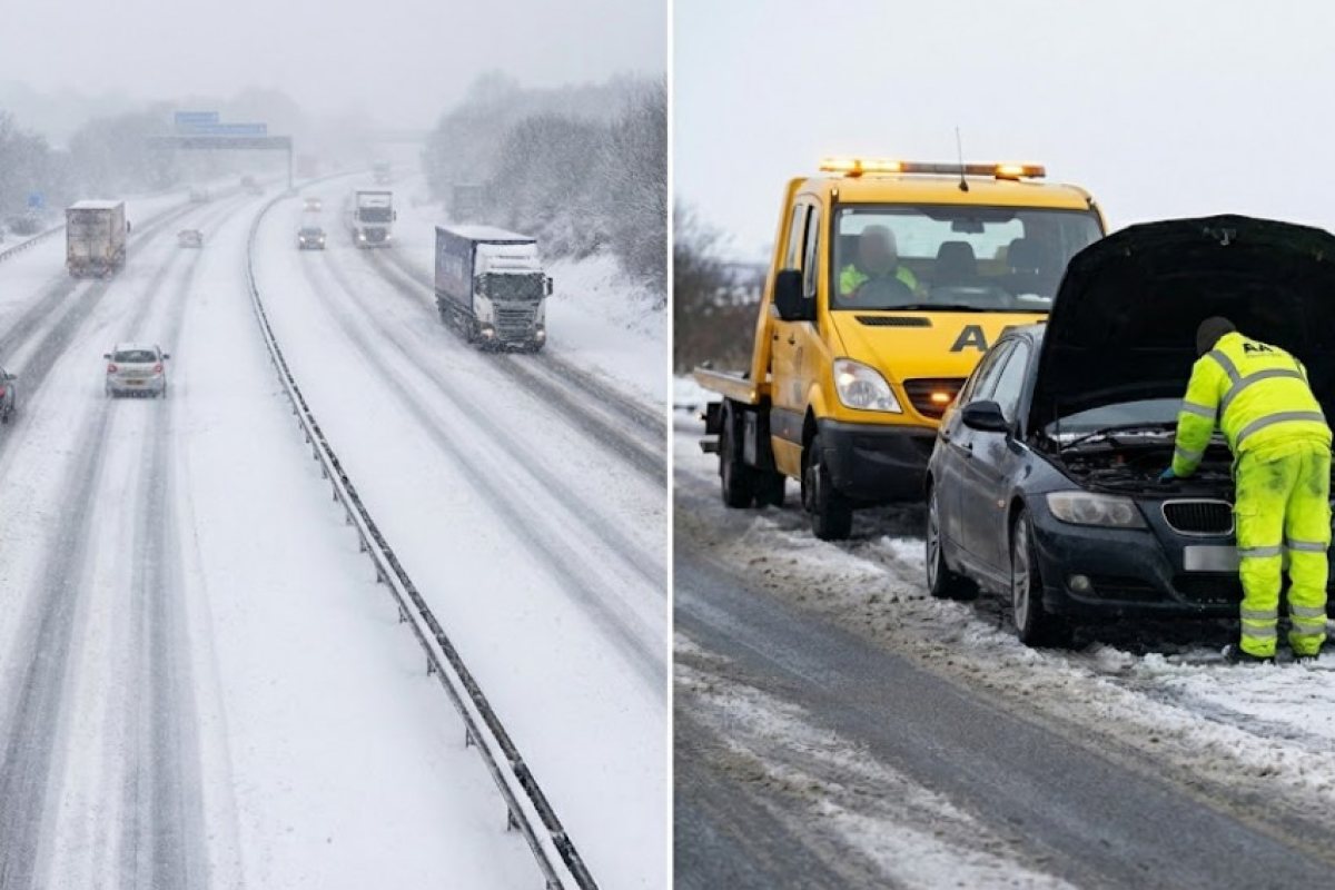 Met Office: Жълт и оранжев код за цяла Великобритания - сняг, лед и виелици!