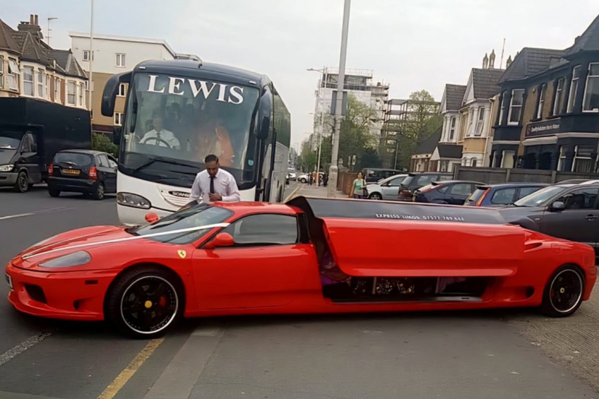 Феноменът на Ромфорд Роуд: Историята на "най-дългата" лимузина Ferrari в Лондон