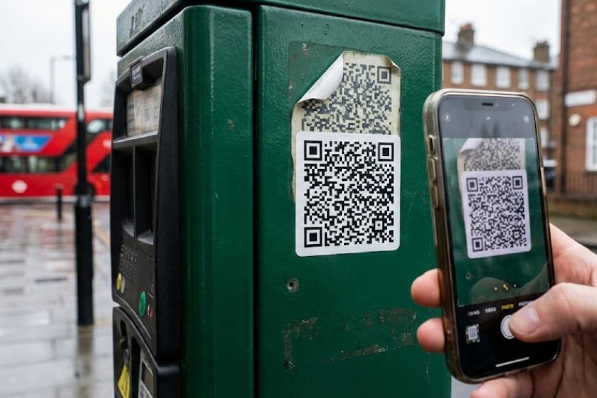 "Не сканирайте това!": Фалшиви QR кодове по паркоматите в Лондон точат банкови карти