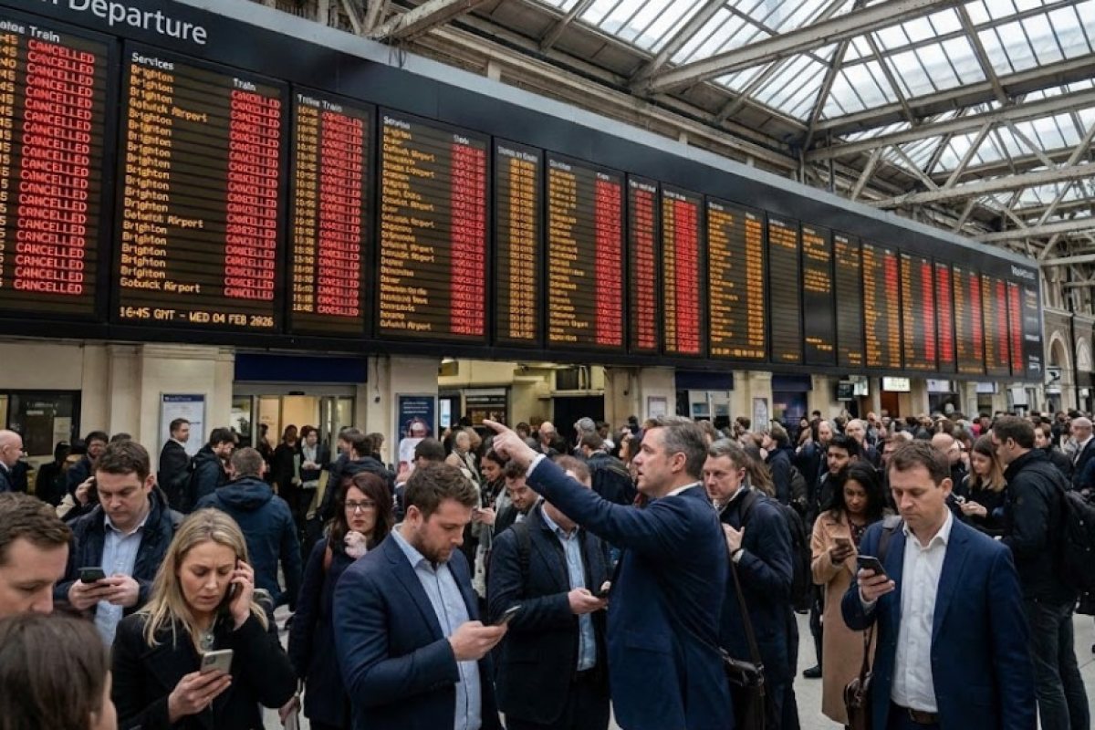 Извънредно: Дерайлирал влак блокира основни линии към London Bridge и Gatwick