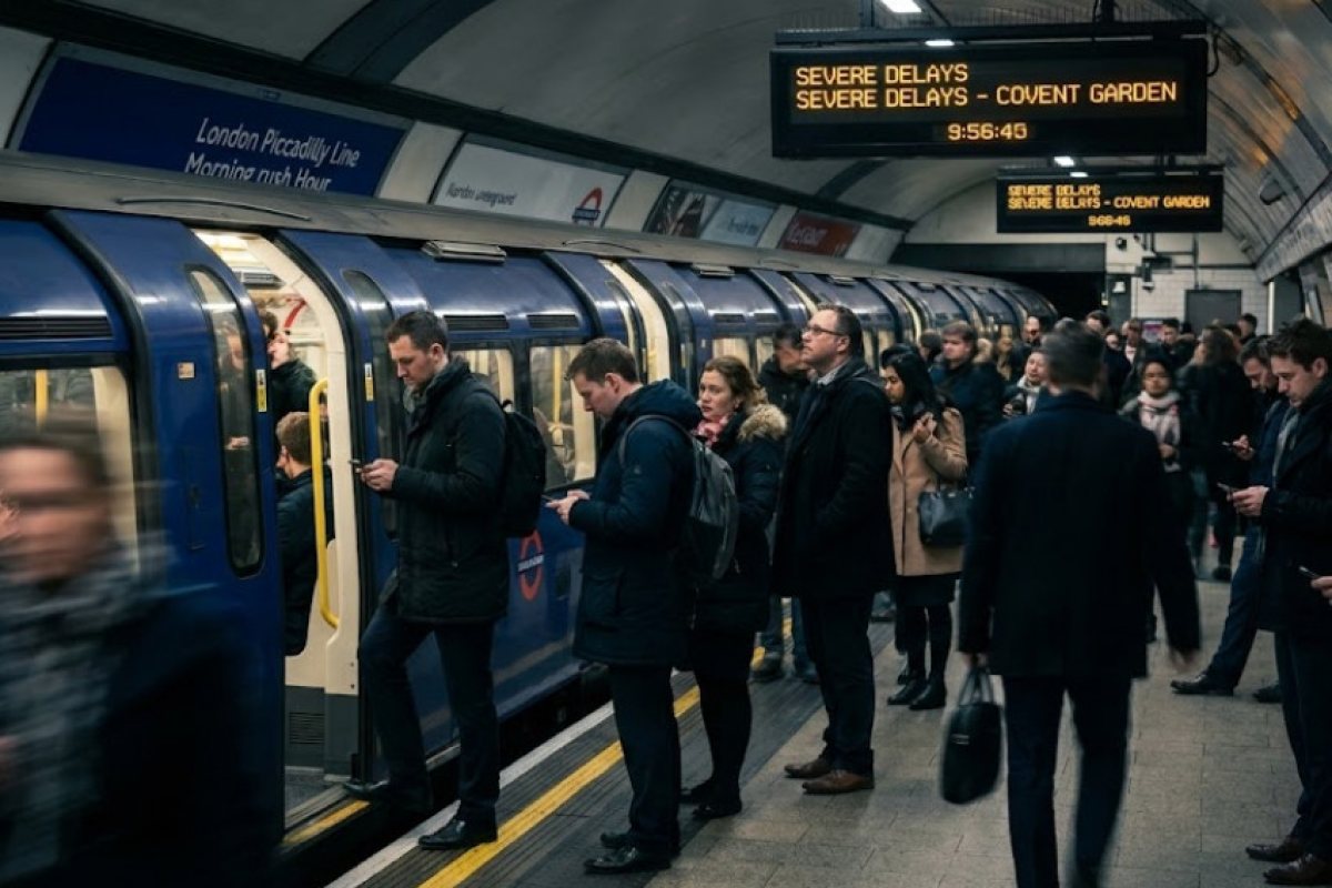 ТРАФИК НА ЖИВО: Сериозни закъснения по Piccadilly line блокират пътуващите към Хийтроу