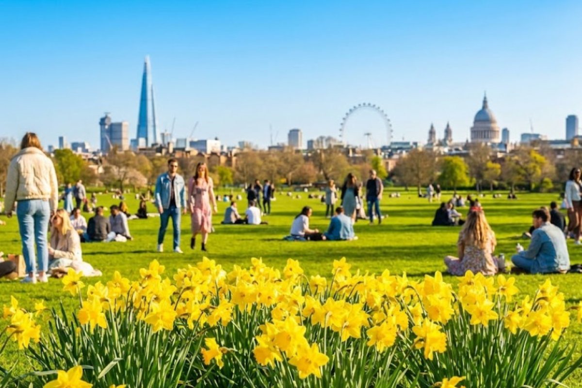 Пролетта подранява: BBC Weather прогнозира 17 градуса и ясно небе в Лондон