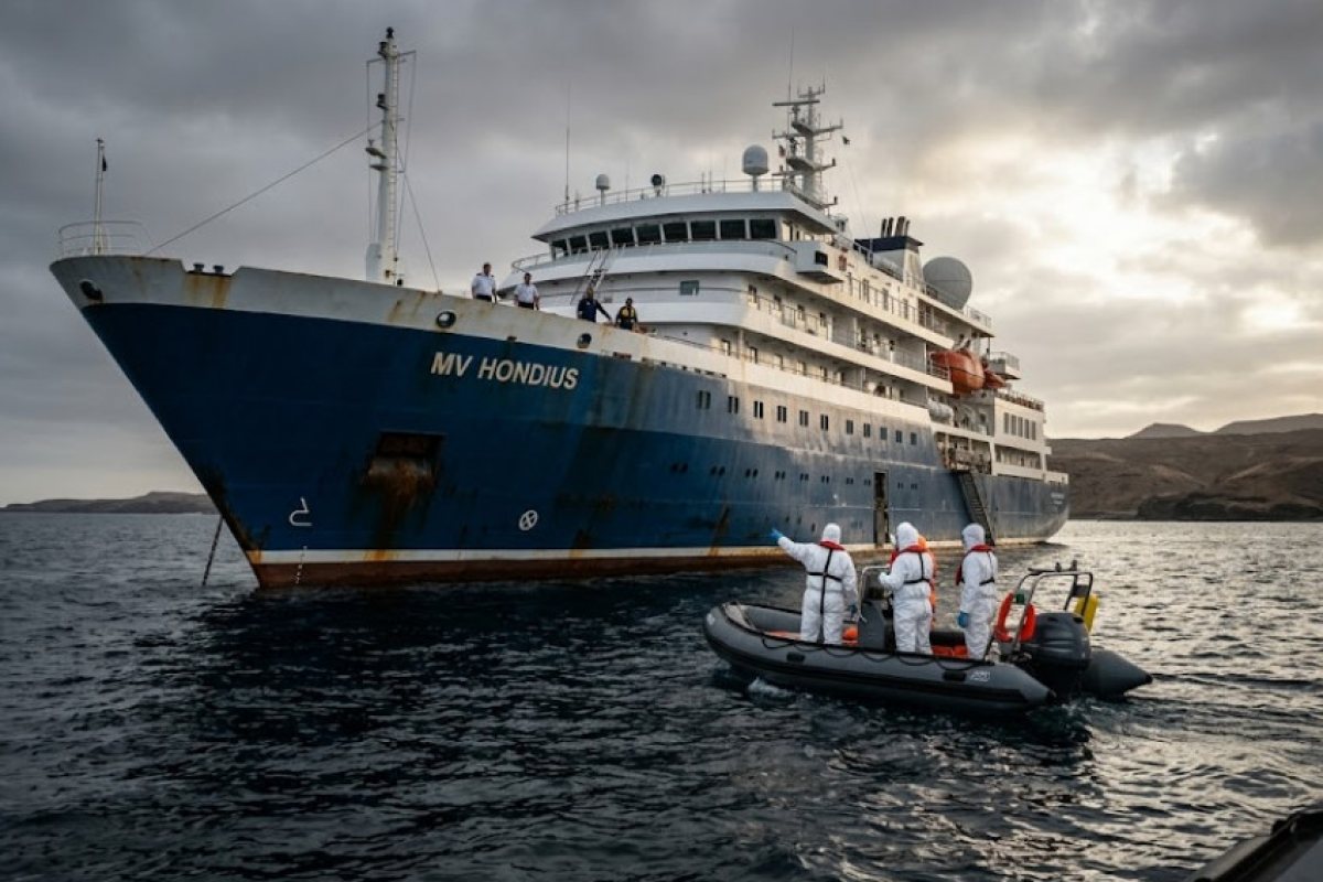 Медици се качиха на борда на MV Hondius, СЗО предупреждава за предаване на хантавируса от човек на човек